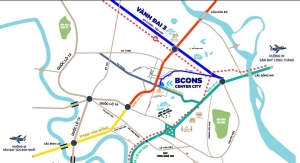 Vị trí Bcons Center City