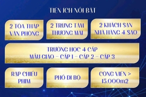 Hệ thống tiện ích All in One của Bcons Center City