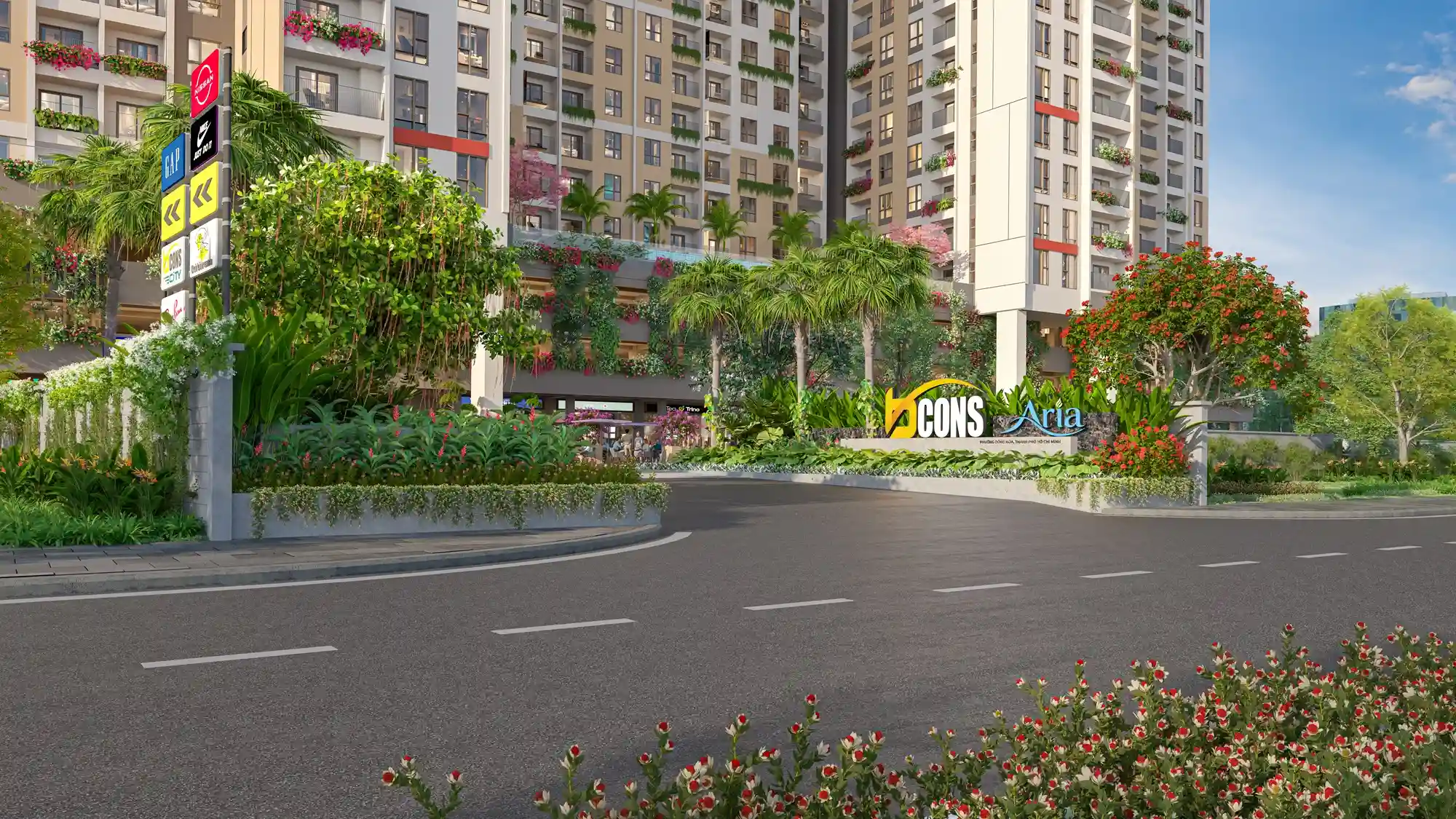Phối cảnh dự án Bcons Aria