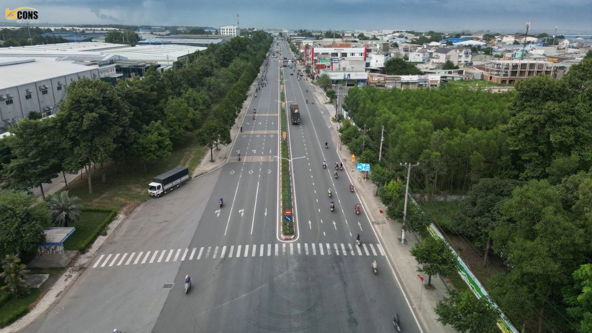 Lộ trình giao thông thông suốt từ Bcons City Life giúp cư dân di chuyển đến KCN nhanh chóng
